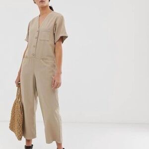 Monki Organic Cotton Denim Boilersuit